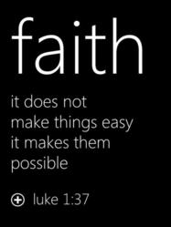 Faith - Luke 1-37