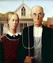 American Gothic - Farmer & Wife