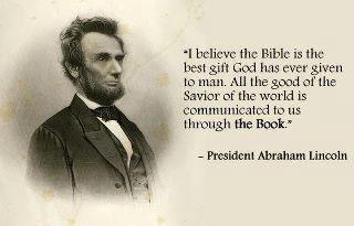 Abe Lincoln Quote On Bible