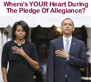 Obamas Left Hand Pledge-HEART