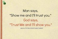 Man Says - God Says