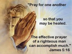 James 5-16 - Praying Hands