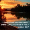 Exodus 20-7 - Sunrise On The River-1