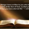 1 John 5-13 - Bible Inspired By God