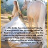 Revelation 19-7-8, 14 - Bride in White Linen - White Horse - Border - 2
