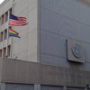 Gay Pride Flag Over American Embassy In Israel