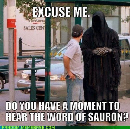 religious diversity hear the word of sauron