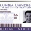 Obama Student ID Columbia