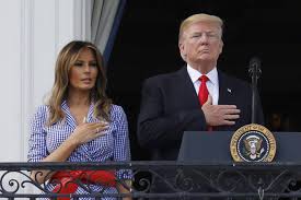 Image result for Don and melania on the 4th