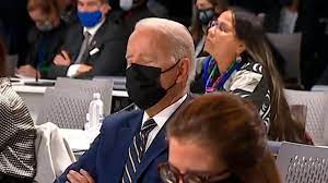Cop26: Joe Biden appears to fall asleep during climate summit speeches | News | Independent TV
